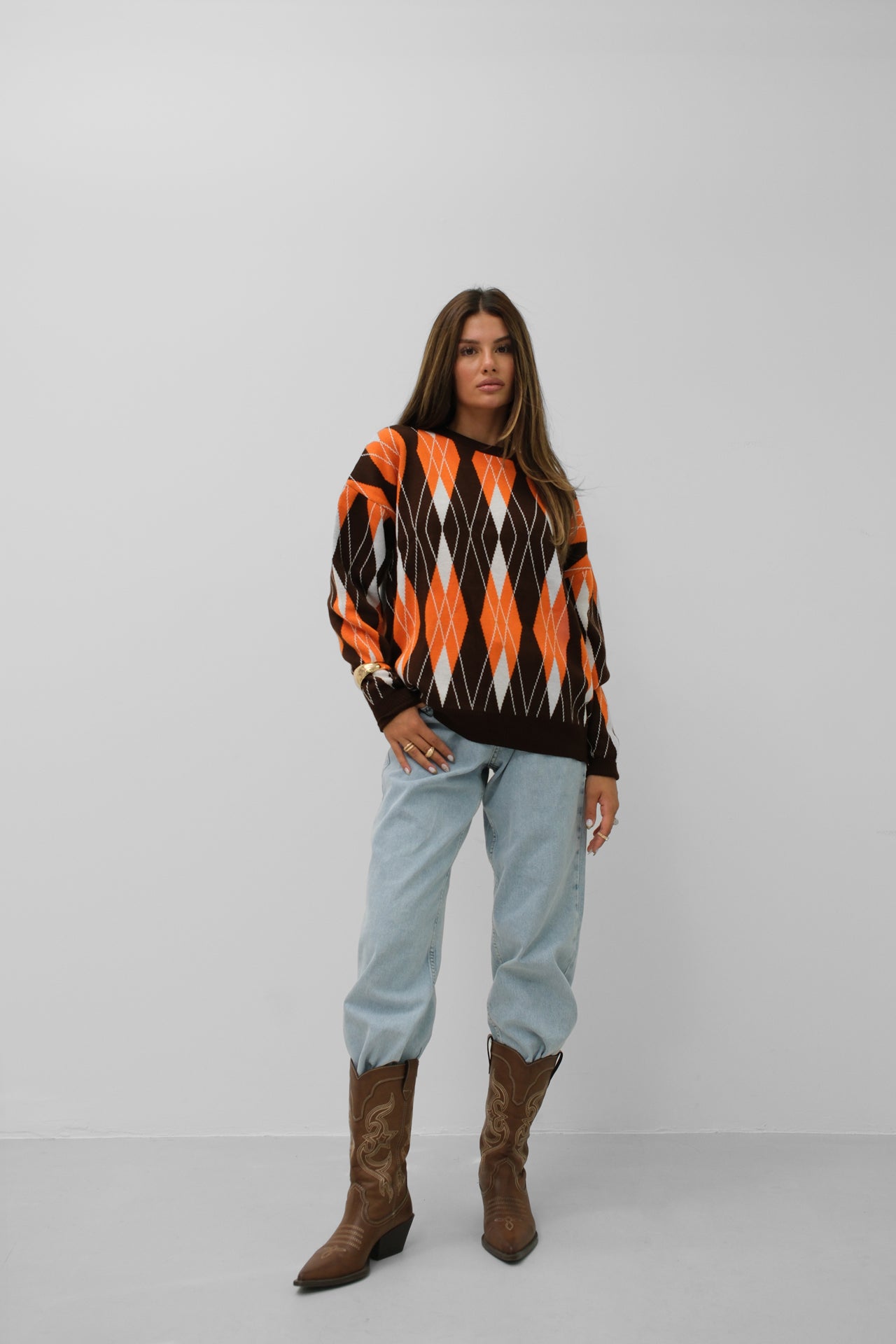 Autumn Diamond Oversized Sweater