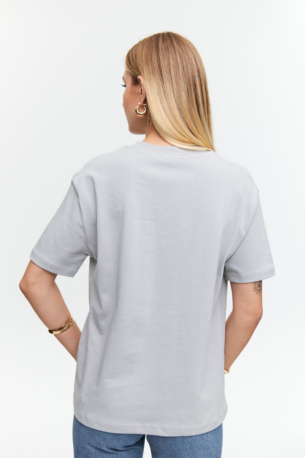 Classic Gray Cotton T-Shirt