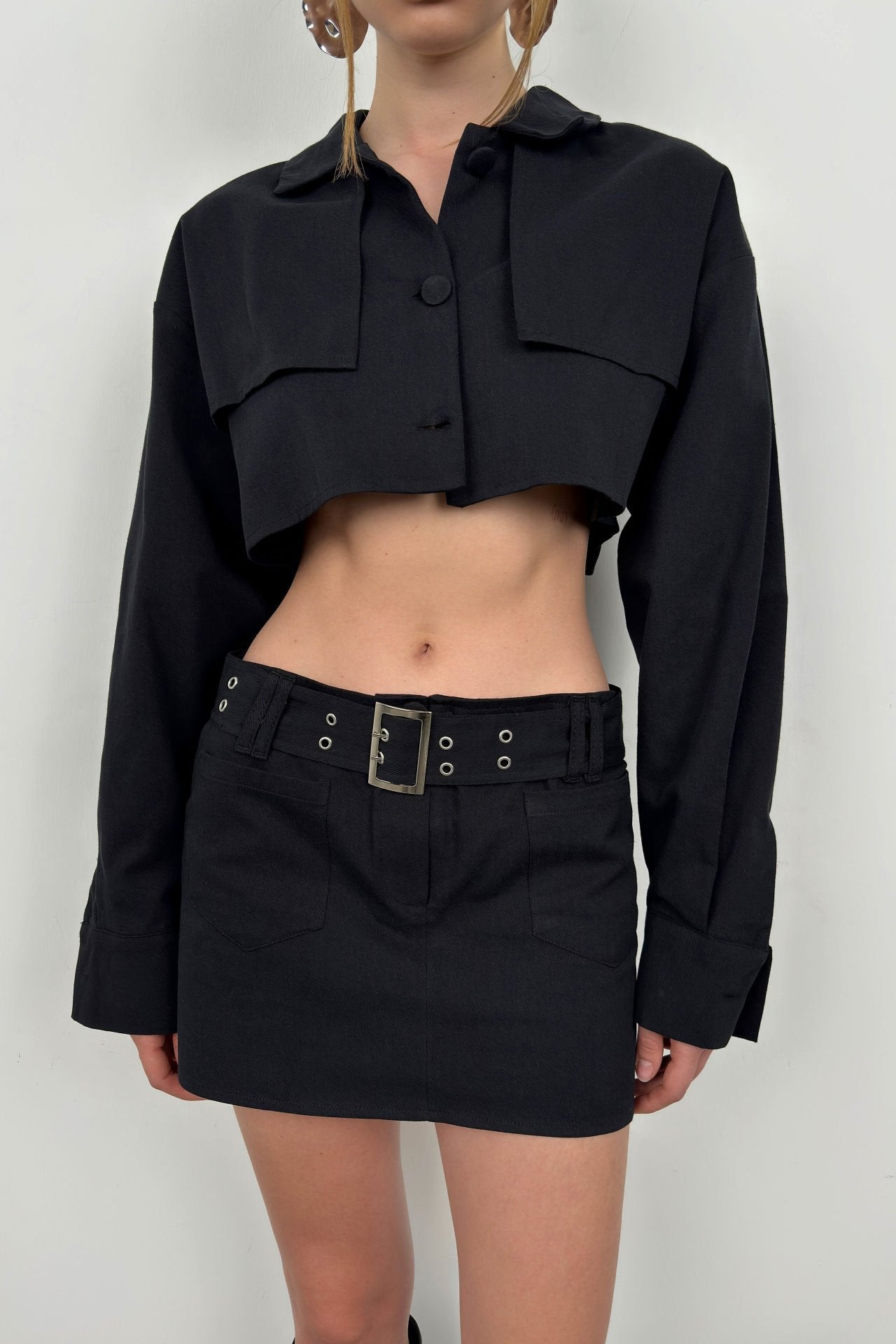 Urban Edge Cropped Jacket