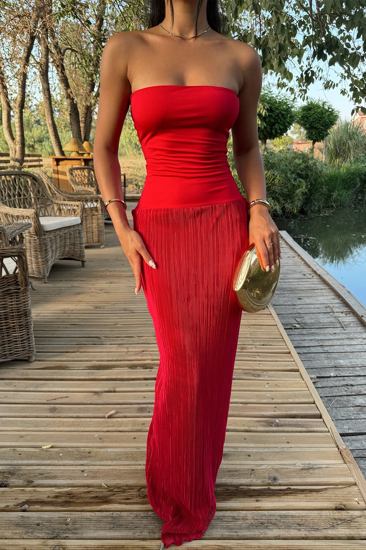 Red Maxi Dress