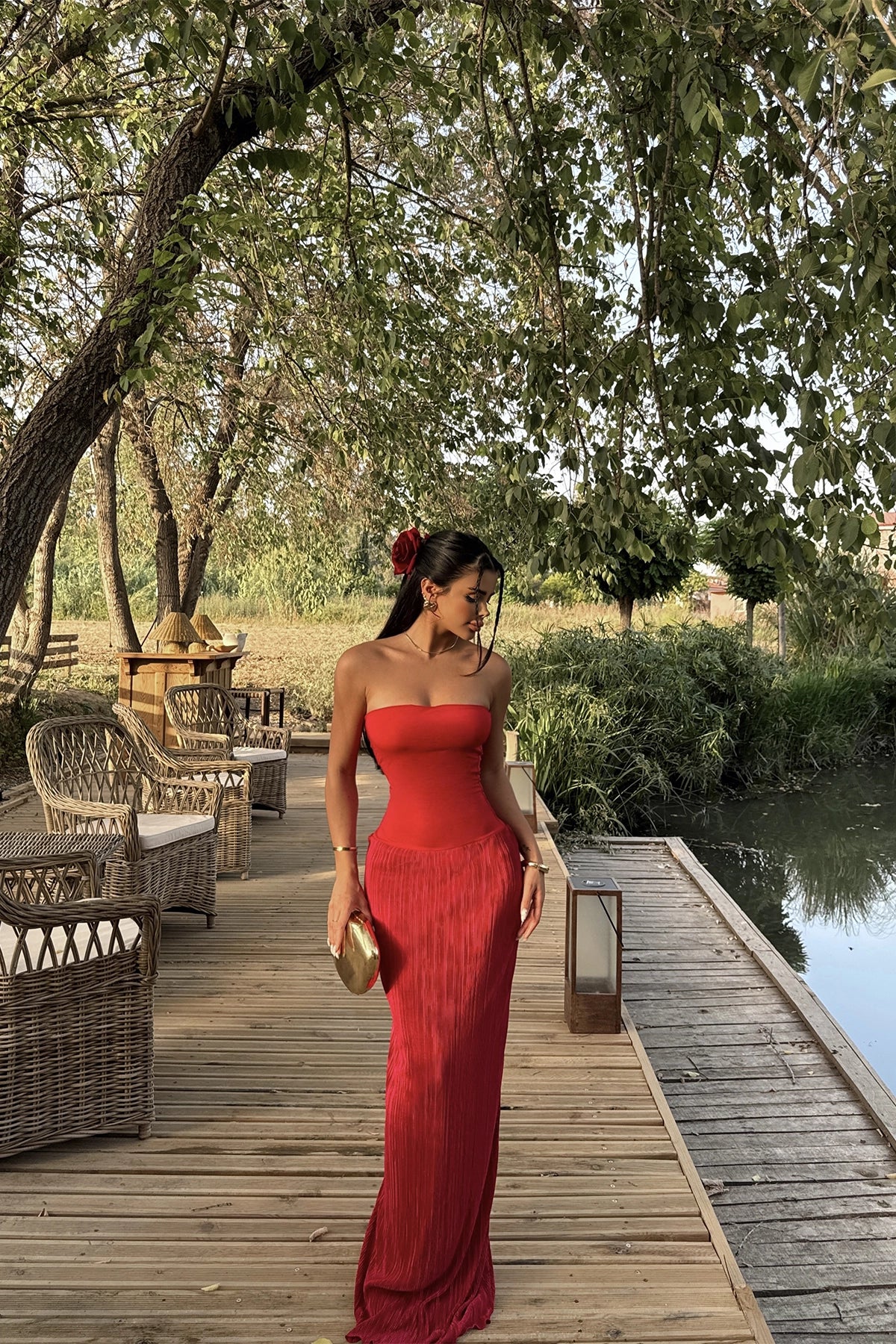 Red Maxi Dress